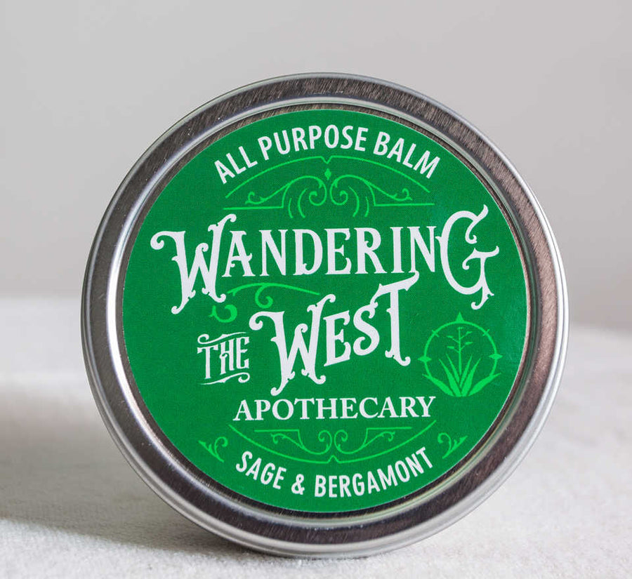 Sage & Bergamot All Purpose Balm - 2 oz  - Wandering The West