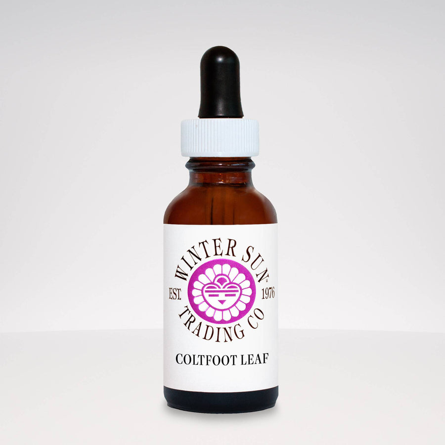 Coltfoot Leaf herbal tincture 1 oz. - Winter Sun Trading Co.