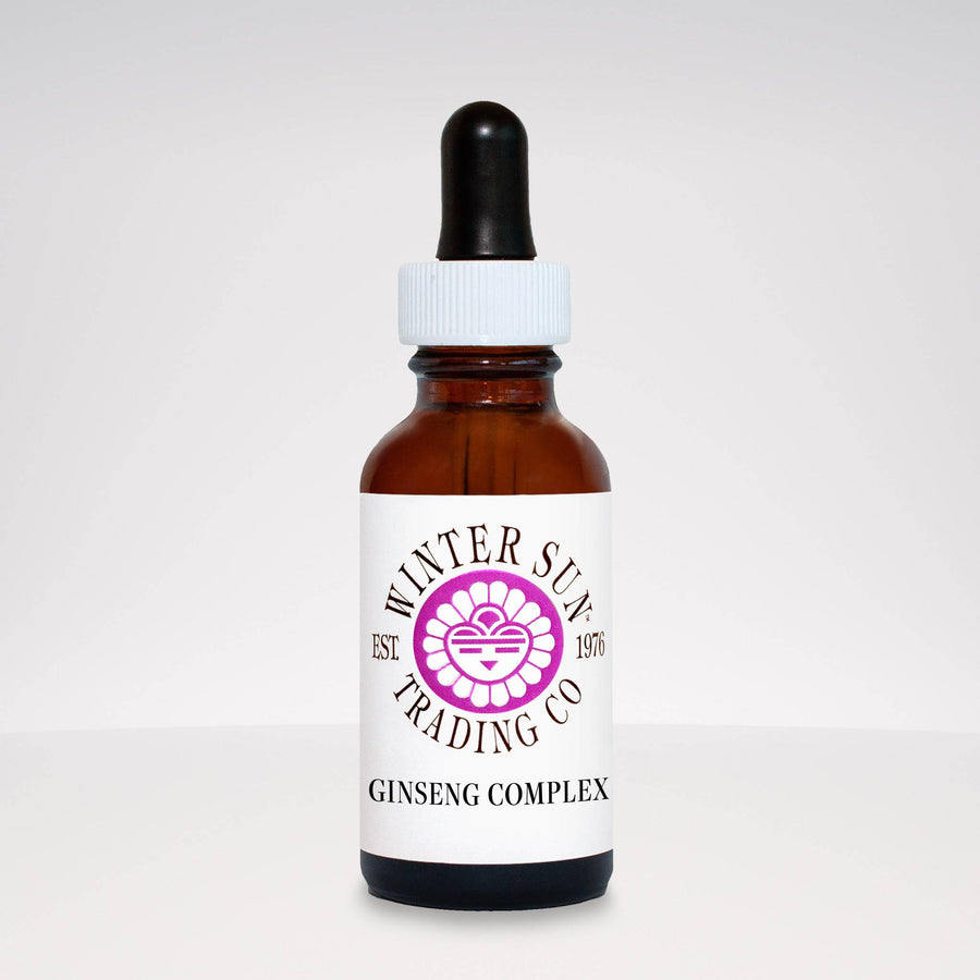 Ginseng Complex herbal tincture 1 oz. - Winter Sun Trading Co.