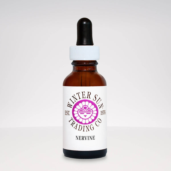 Nervine herbal tincture 1 oz. - Winter Sun Trading Co.