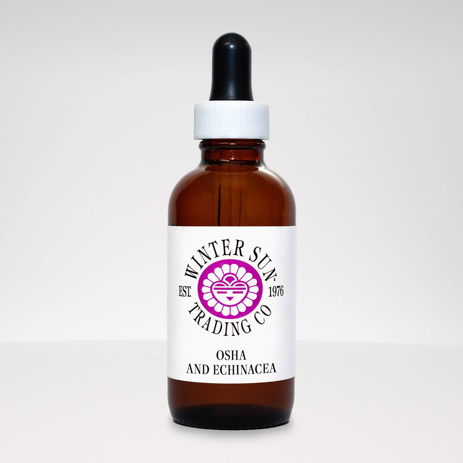 Osha and Echinacea herbal tincture 2 oz. - Winter Sun