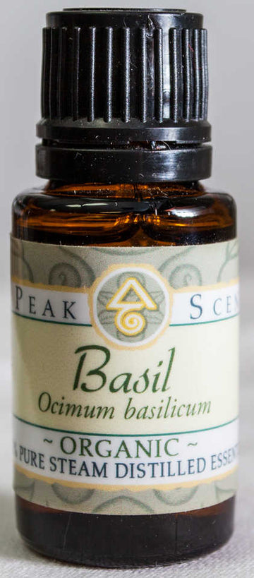 Organic Basil Essential Oil - 15mL  - Peak Scents