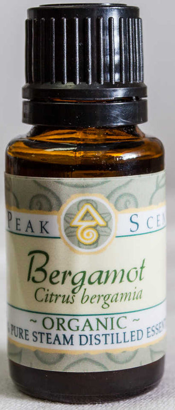 Organic Bergamot Essential Oil - 15 mL  - Peak Scents