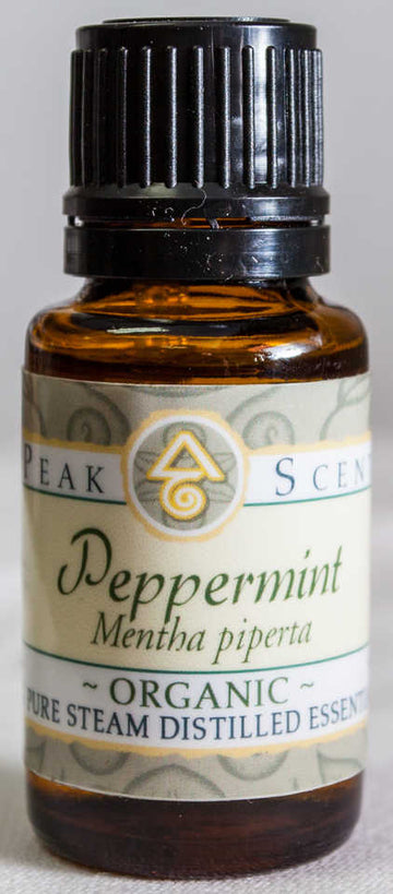 Organic Peppermint Essential Oil- 15 mL  - Peak Scents