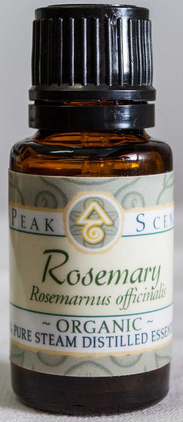 Organic Rosemary Essential Oil - 15 mL  - Peak Scents