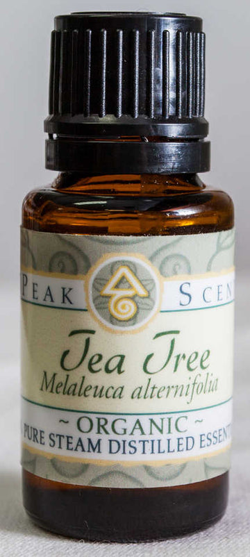 Organic Tea Tree Essential Oil - 15 mL  - Peak Scents