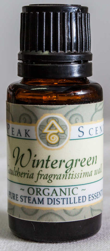 Organic Wintergreen Essential Oil - 15 mL  - Peak Scents