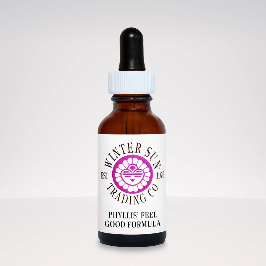 Phyllis' Feel Good Formula herbal tincture 1 oz. - Winter Sun Trading Co.