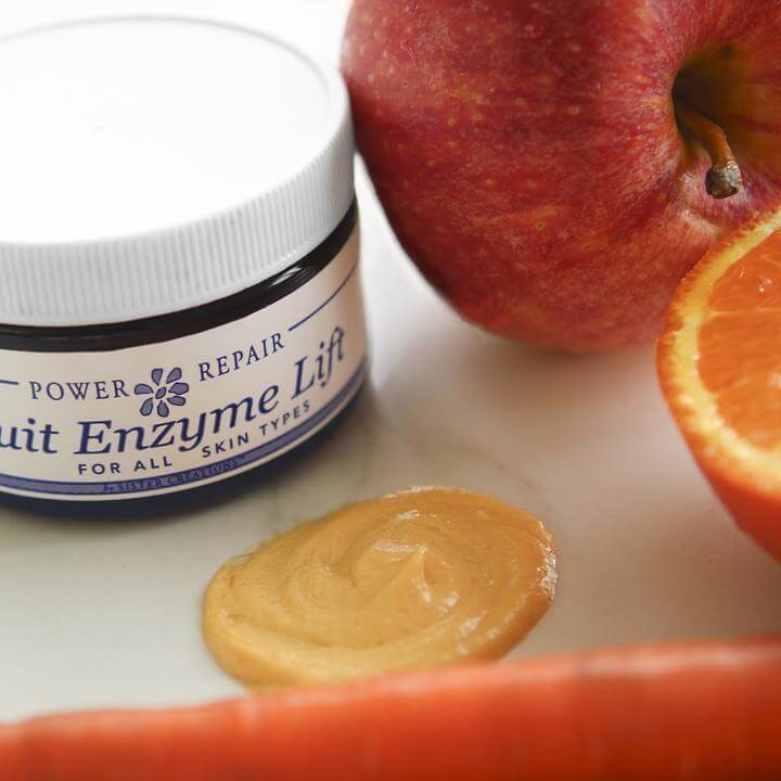 Power Repair Fruit Enzyme Lift surrounded by beautiful fruit