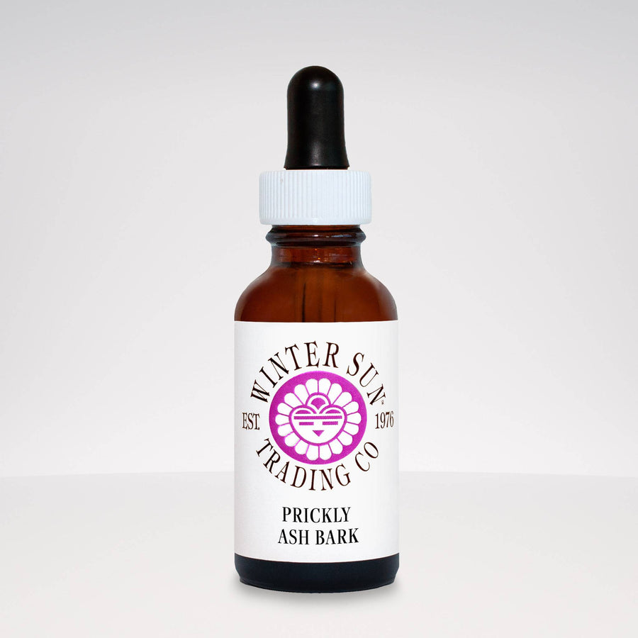 Prickly Ash Bark herbal tincture 1 oz. - Winter Sun Trading Co.
