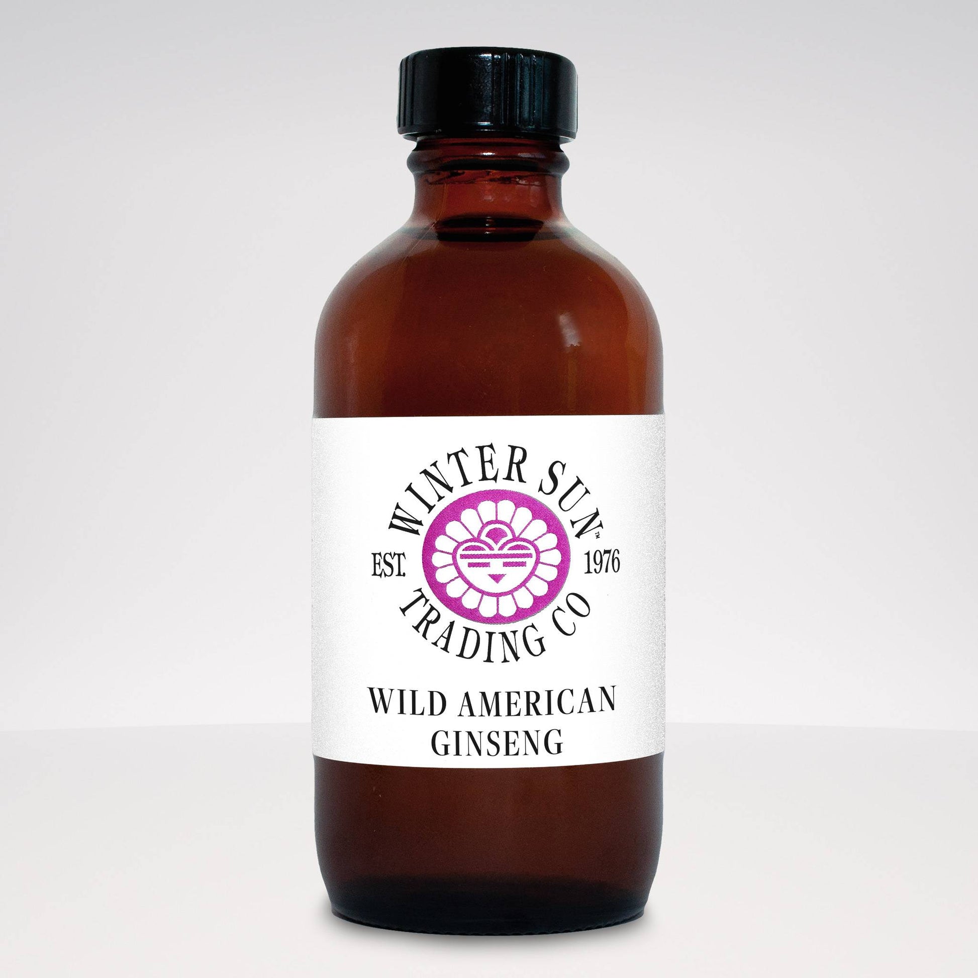 Wild American Ginseng herbal tincture 4 oz. - Winter Sun
