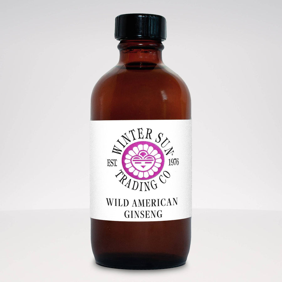 Wild American Ginseng herbal tincture 4 oz. - Winter Sun