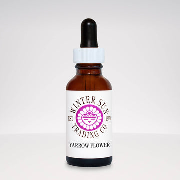 Yarrow Flower herbal tincture 1 oz. - Winter Sun Trading Co.